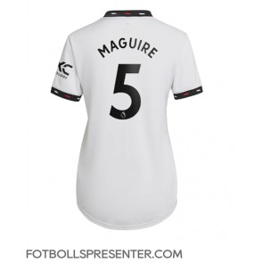 Manchester United Harry Maguire #5 Borta Matchtröja Dam 2022-23 Kortärmad